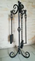  Набор каминный "Прямой" (квадрат), 90см